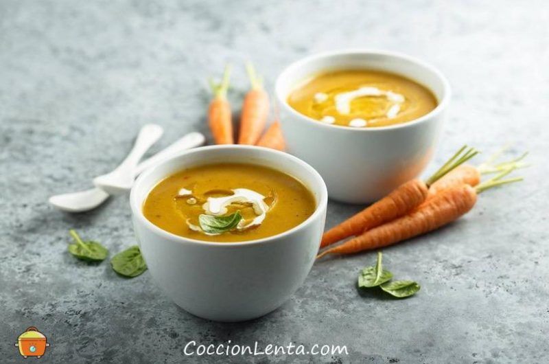 Crema de calabaza en olla lenta