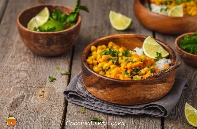 Garbanzos al curry